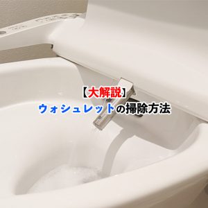 ウォシュレットを清潔に保つための掃除のポイント