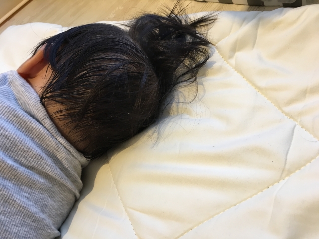 赤ちゃんの寝汗