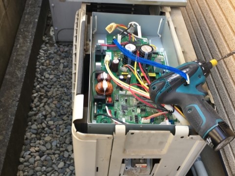 室外機の内部