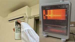 エアコンと電気ストーブ3