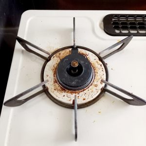 コンロの油汚れ