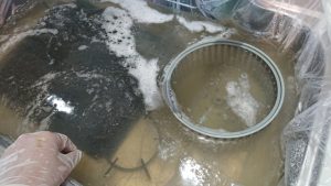 換気扇のつけ置き洗い