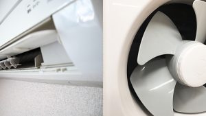エアコンと換気扇