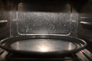 電子レンジ内