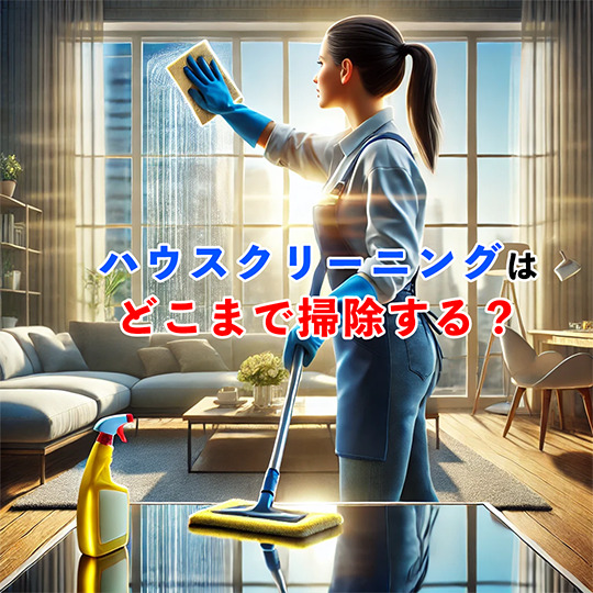 ハウスクリーニングの範囲