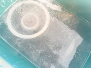 浸け置きのシロッコファン 