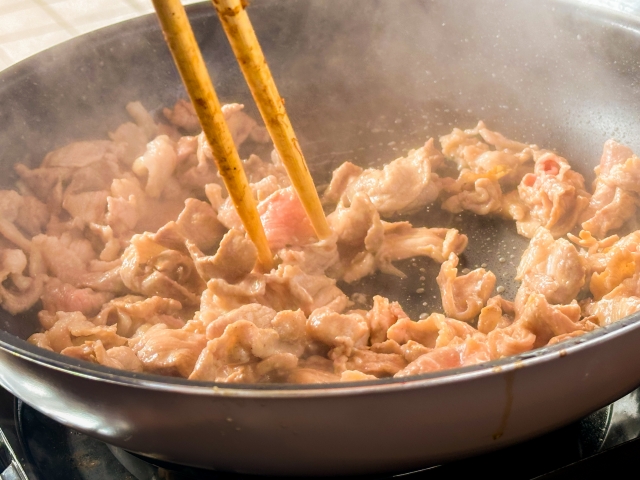 肉炒め