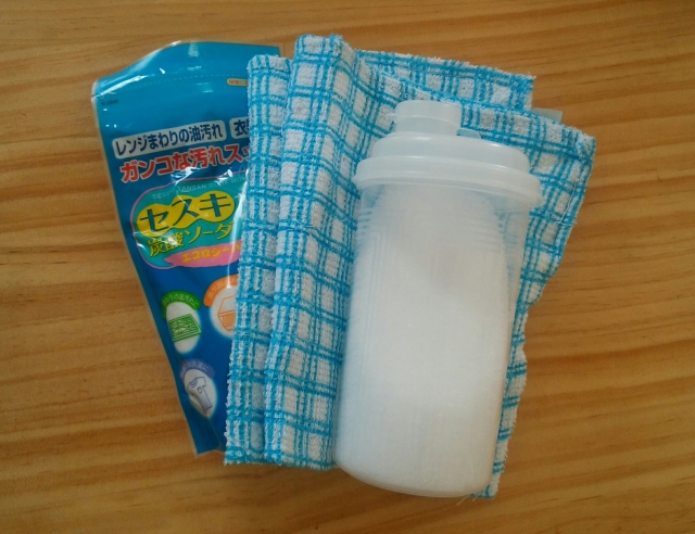 セスキとタオル